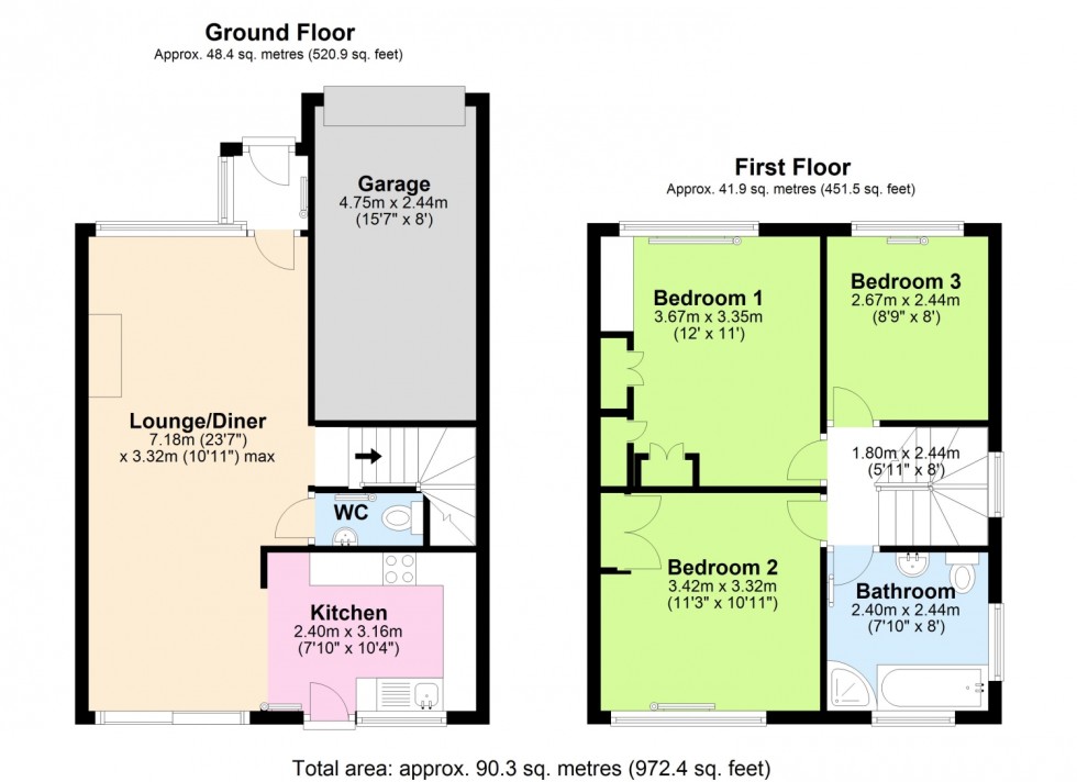 Floorplan for SWAN ROAD, STARCROSS