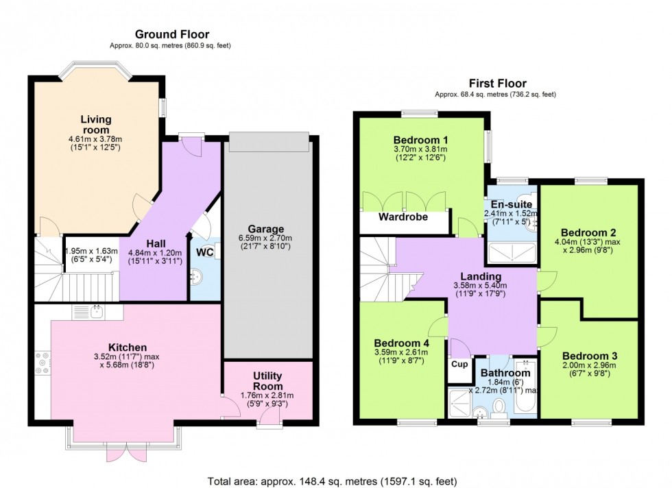 Floorplan for HUNTSHAM ROAD, EXETER