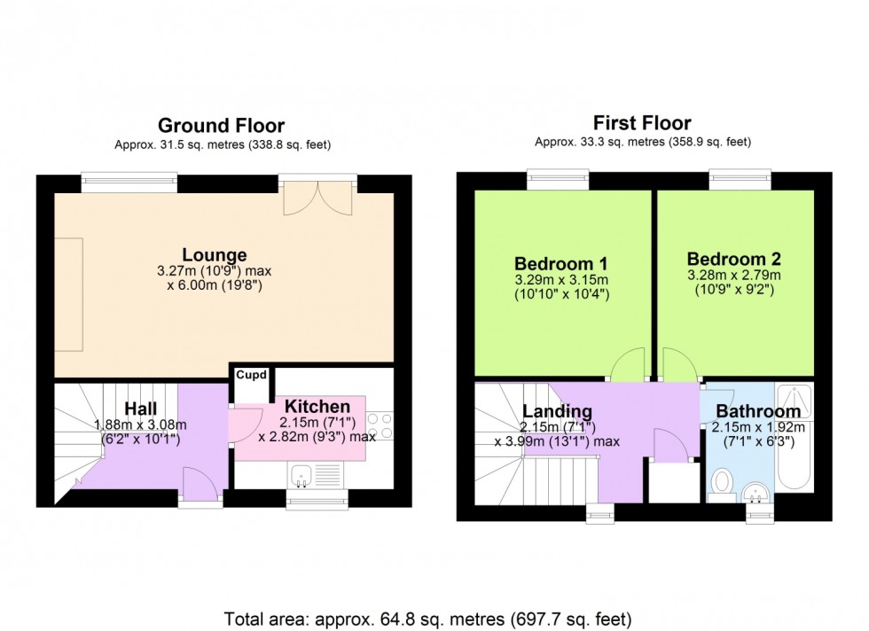 Floorplan for HEYWOOD DRIVE, STARCROSS