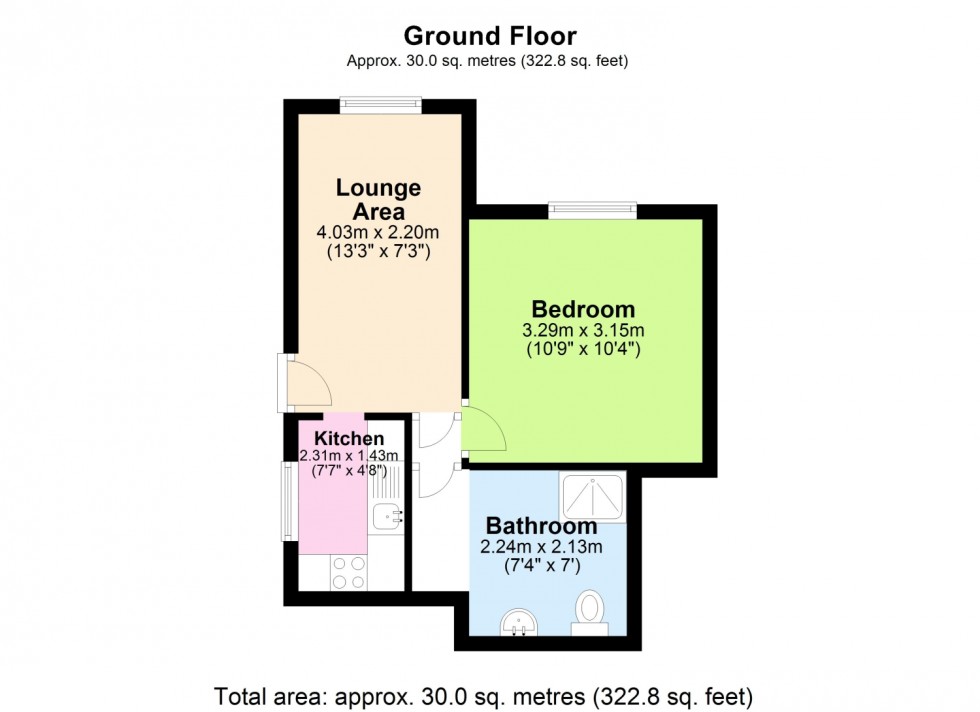 Floorplan for PRIMLEY HEIGHTS, PRIMLEY PARK, PAIGNTON