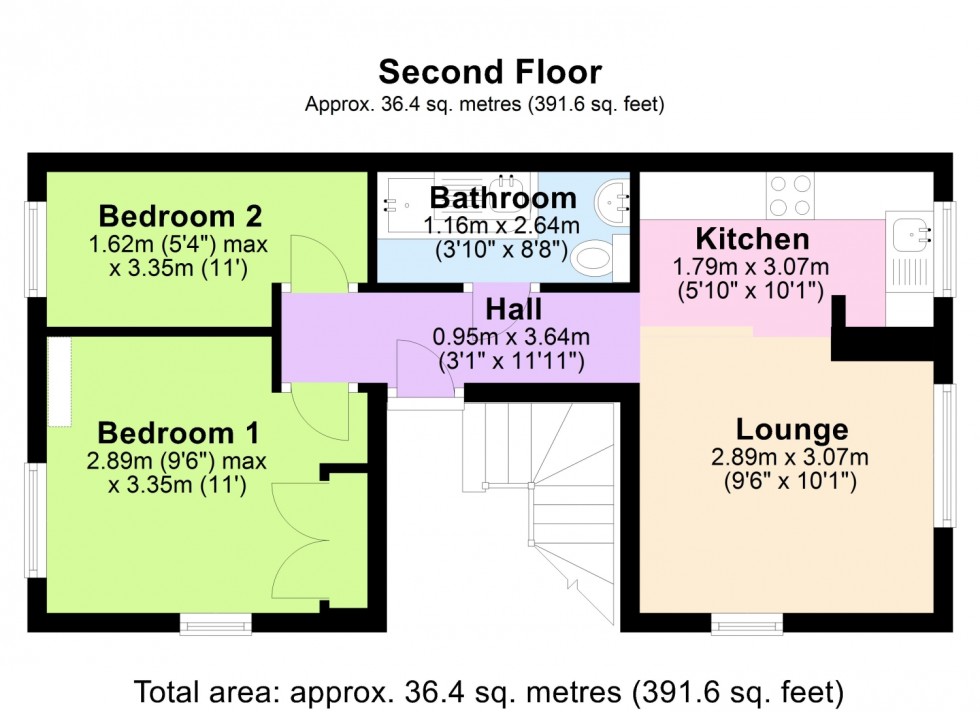 Floorplan for OLD MANOR COURT, BROOK STREET, DAWLISH